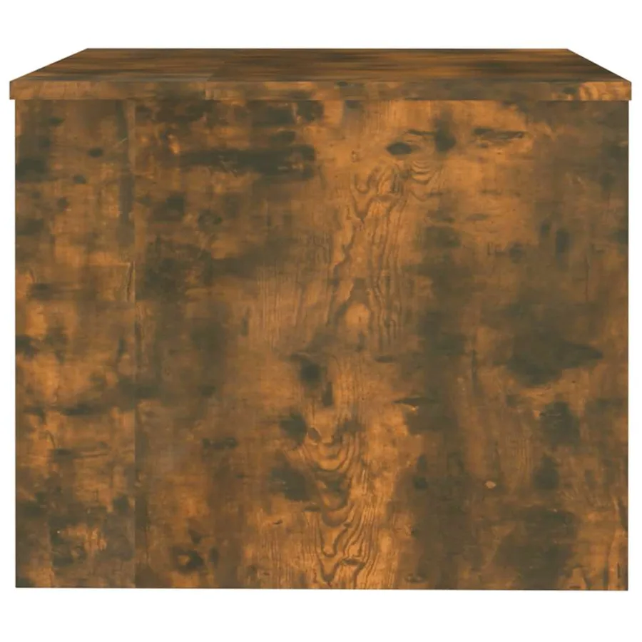 Table basse Chêne fumé 80x50x40 cm Bois d'ingénierie - 7