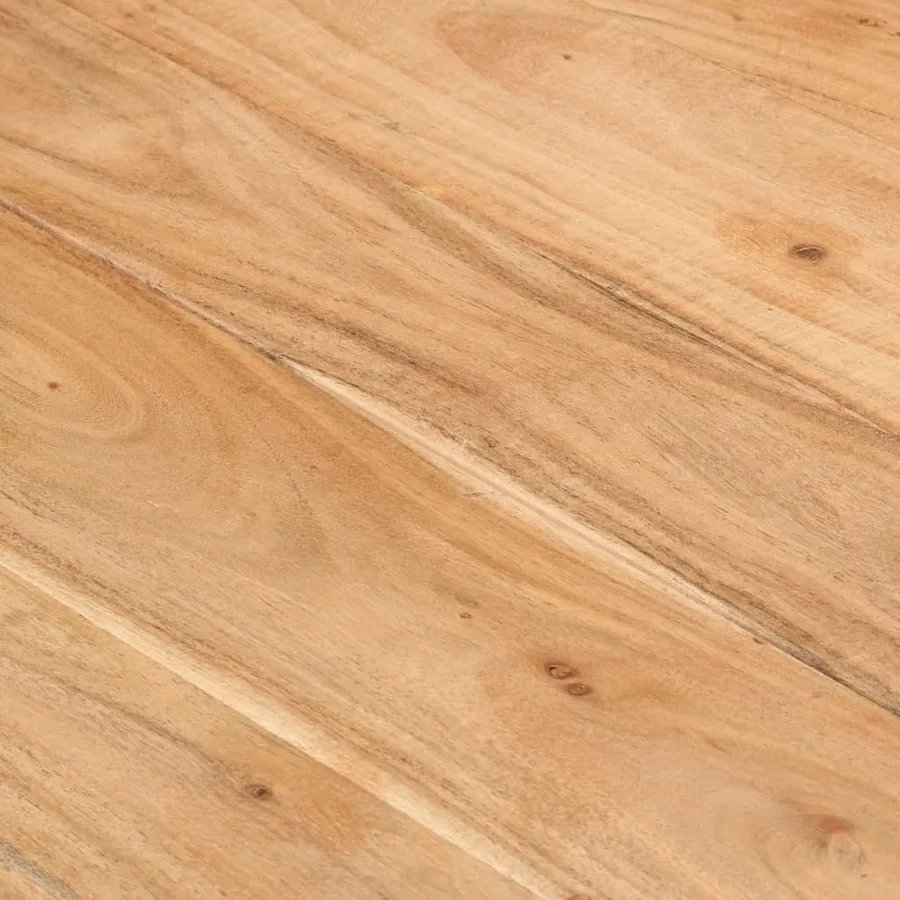 Table à dîner noir 180x90x77 cm bois d'acacia solide - 6