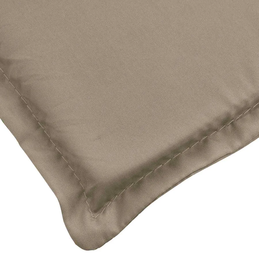 Coussin de chaise longue taupe 186x58x4 cm tissu oxford - 8