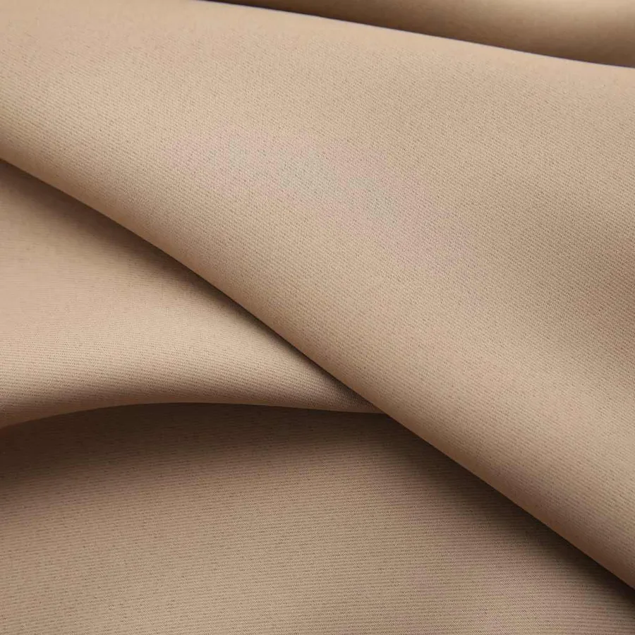 Rideaux occultants avec crochets 2 pcs Taupe 140x225 cm - 3