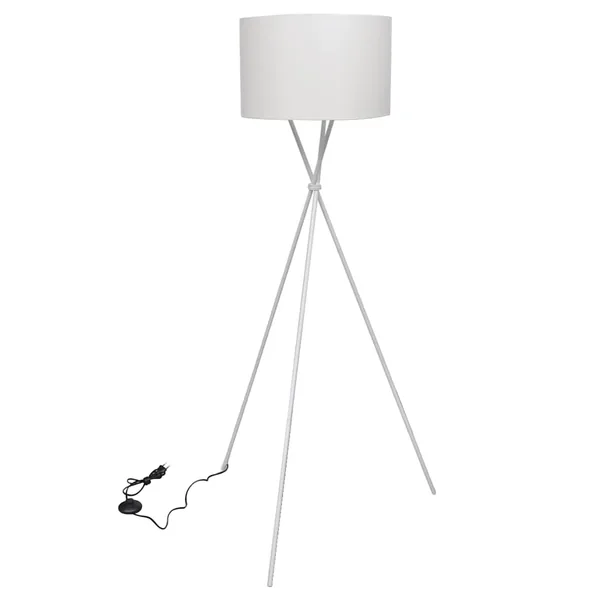 Lampadaire avec support Blanc 139 cm