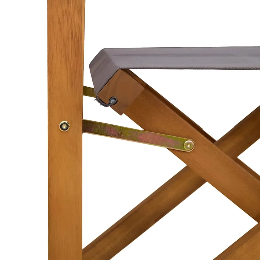 Chaises de metteur en scène lot de 2 Bois massif d'acacia - 7