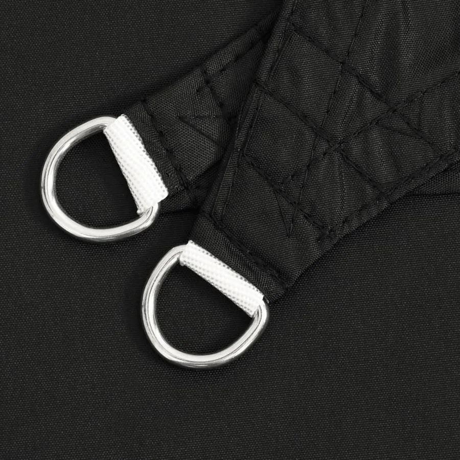 Voile de parasol tissu oxford rectangulaire 2x3,5 m noir - 6