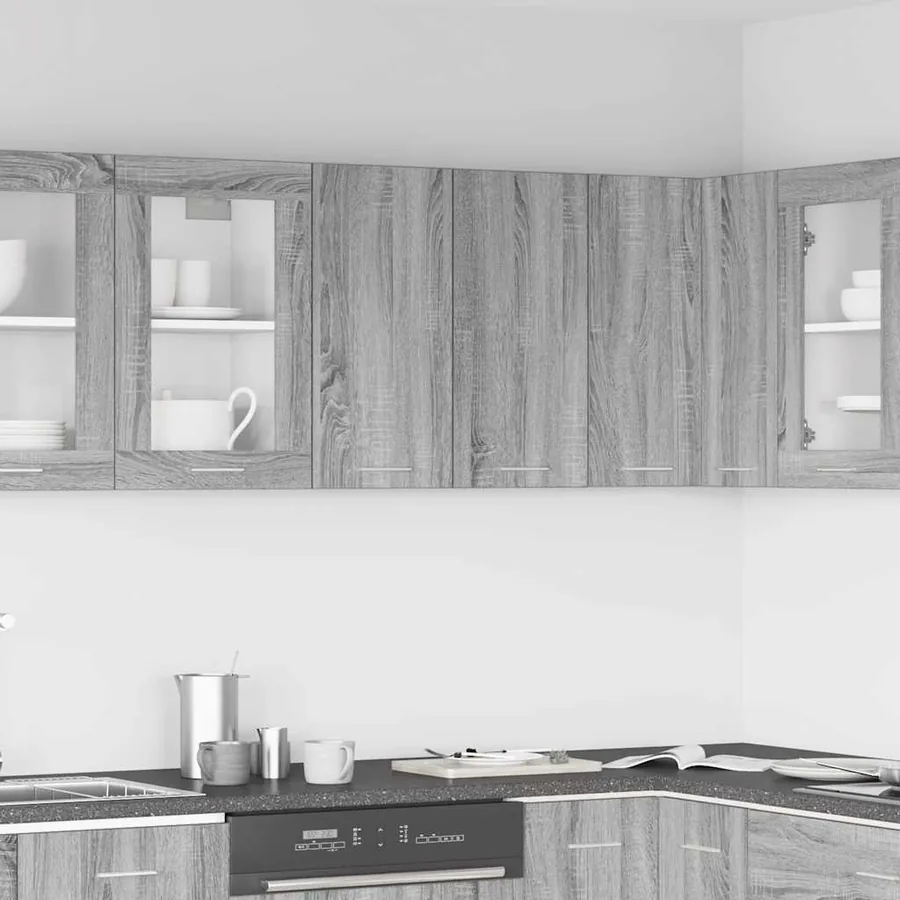 Armoire suspendue "Lyon" Gris Sonoma 60 x 31 x 60 cm Bois d'ingénierie