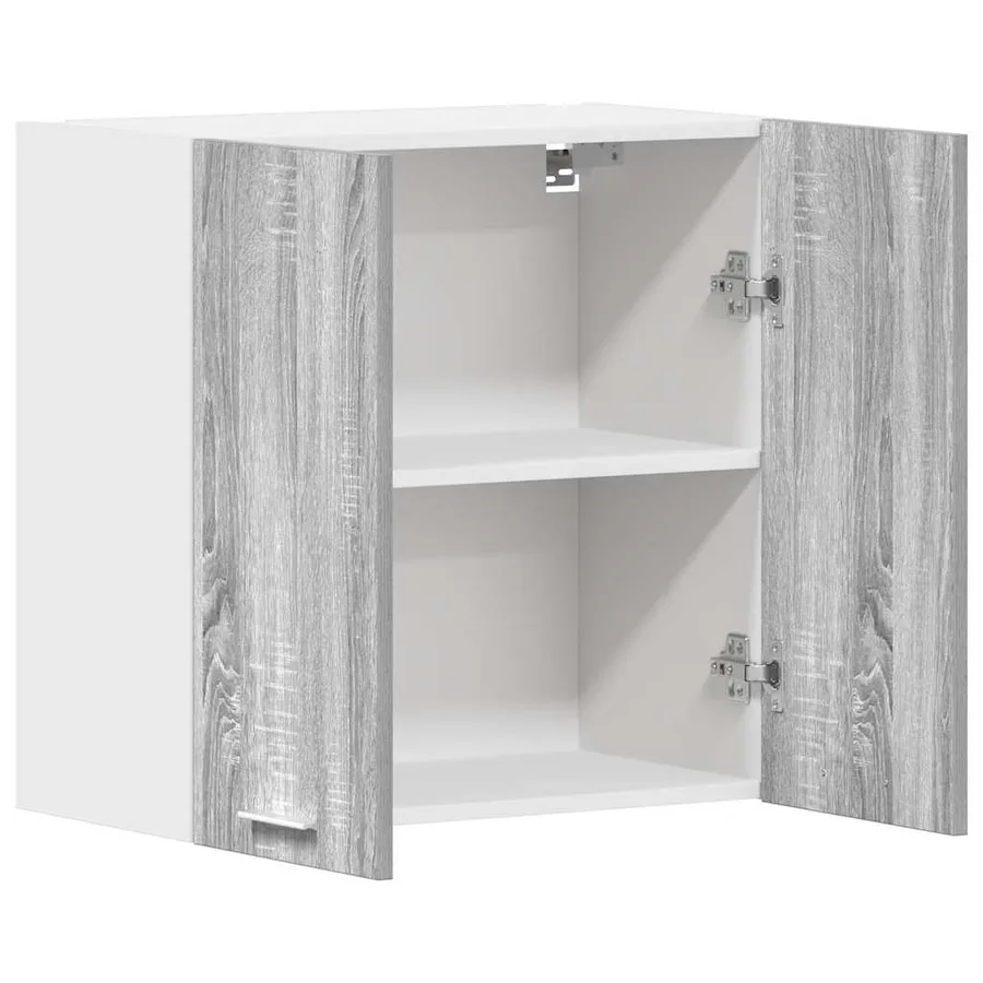 Armoire suspendue "Lyon" Gris Sonoma 60 x 31 x 60 cm Bois d'ingénierie - 5