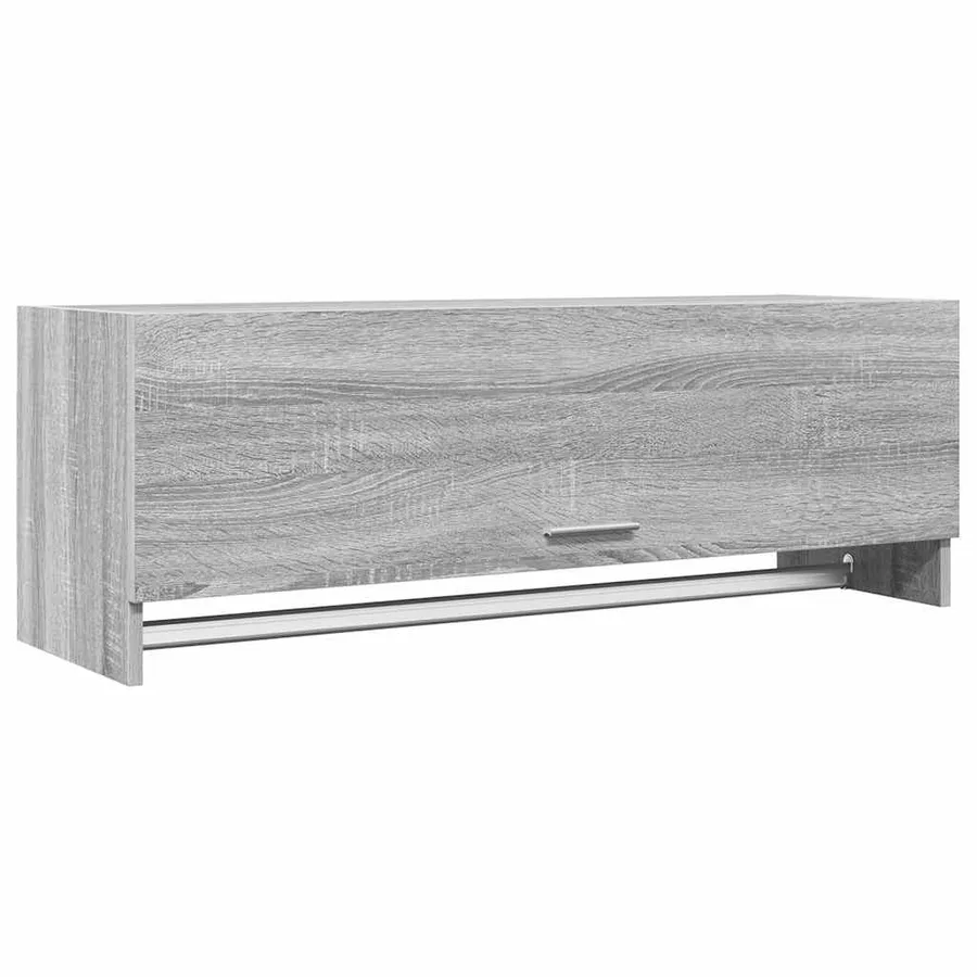 Garde-robe Sonoma gris 100x32,5x35 cm Bois d'ingénierie - 2