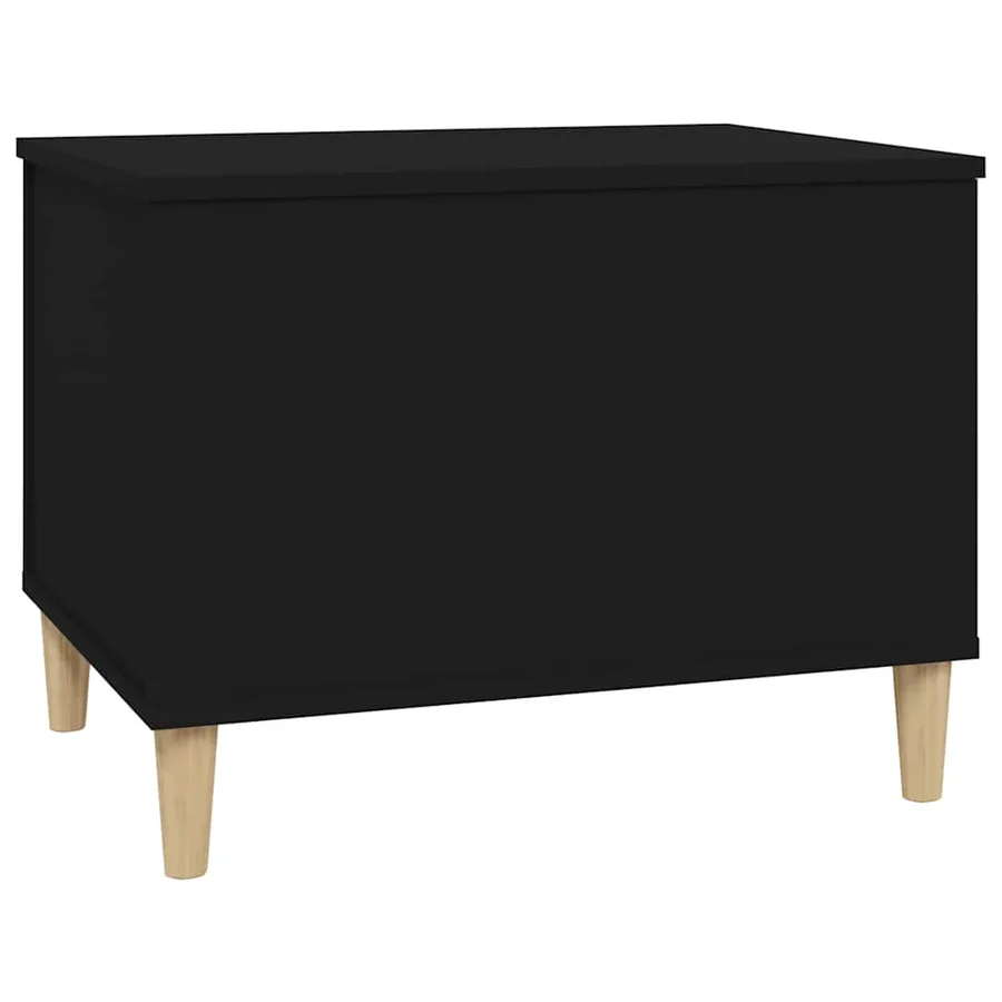 Table basse Noir 60x44,5x45 cm Bois d'ingénierie - 4