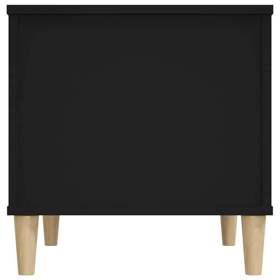 Table basse Noir 60x44,5x45 cm Bois d'ingénierie - 6