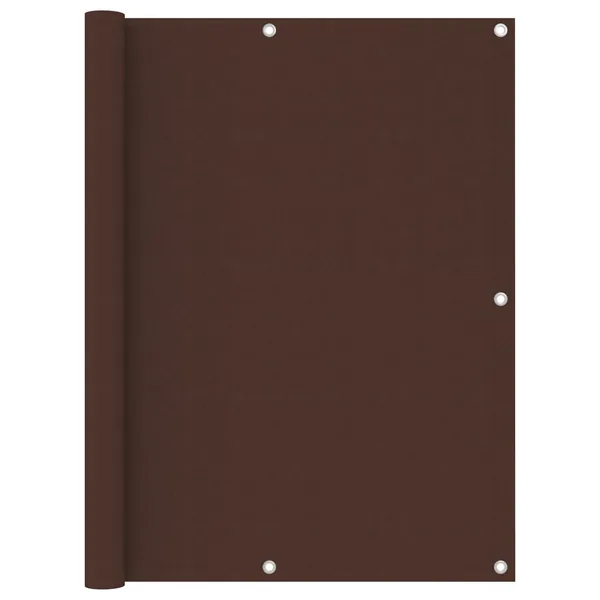 Écran de balcon Marron 120x300 cm Tissu Oxford