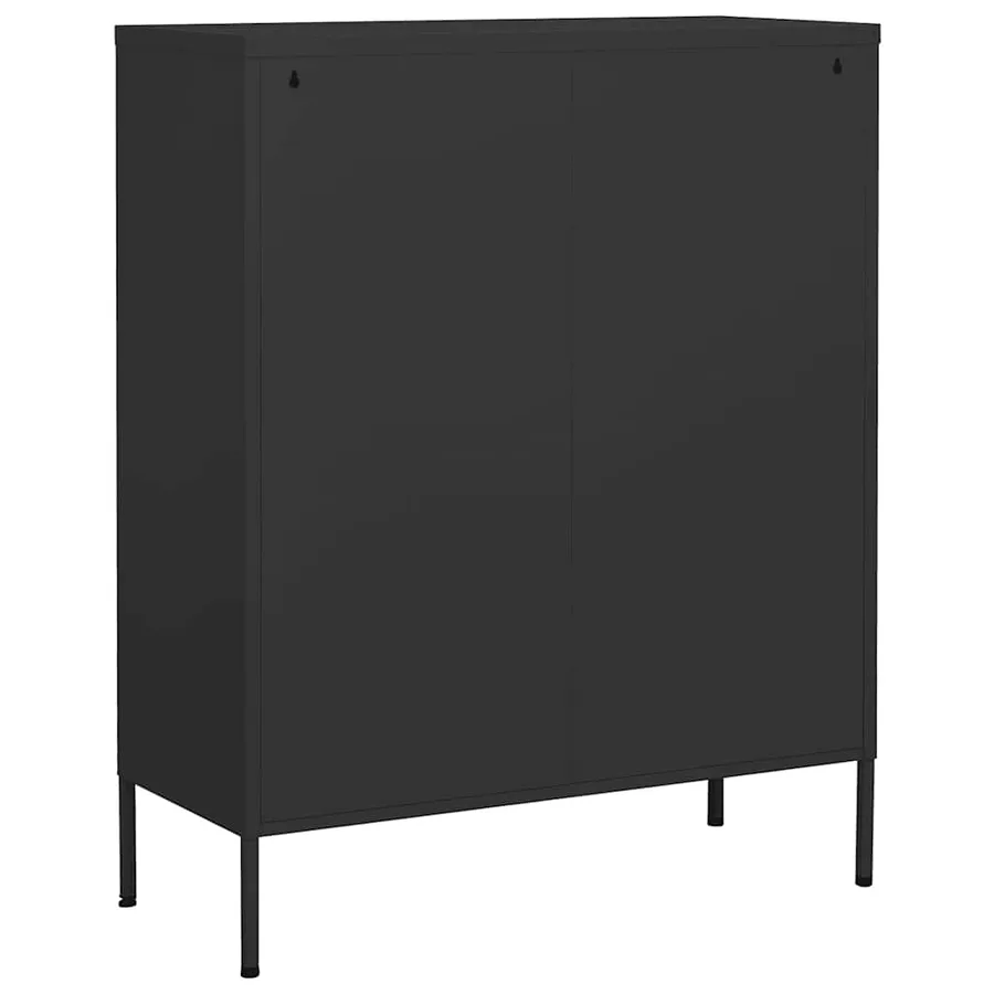 Armoire de rangement Anthracite 80x35x101,5 cm Acier - 5