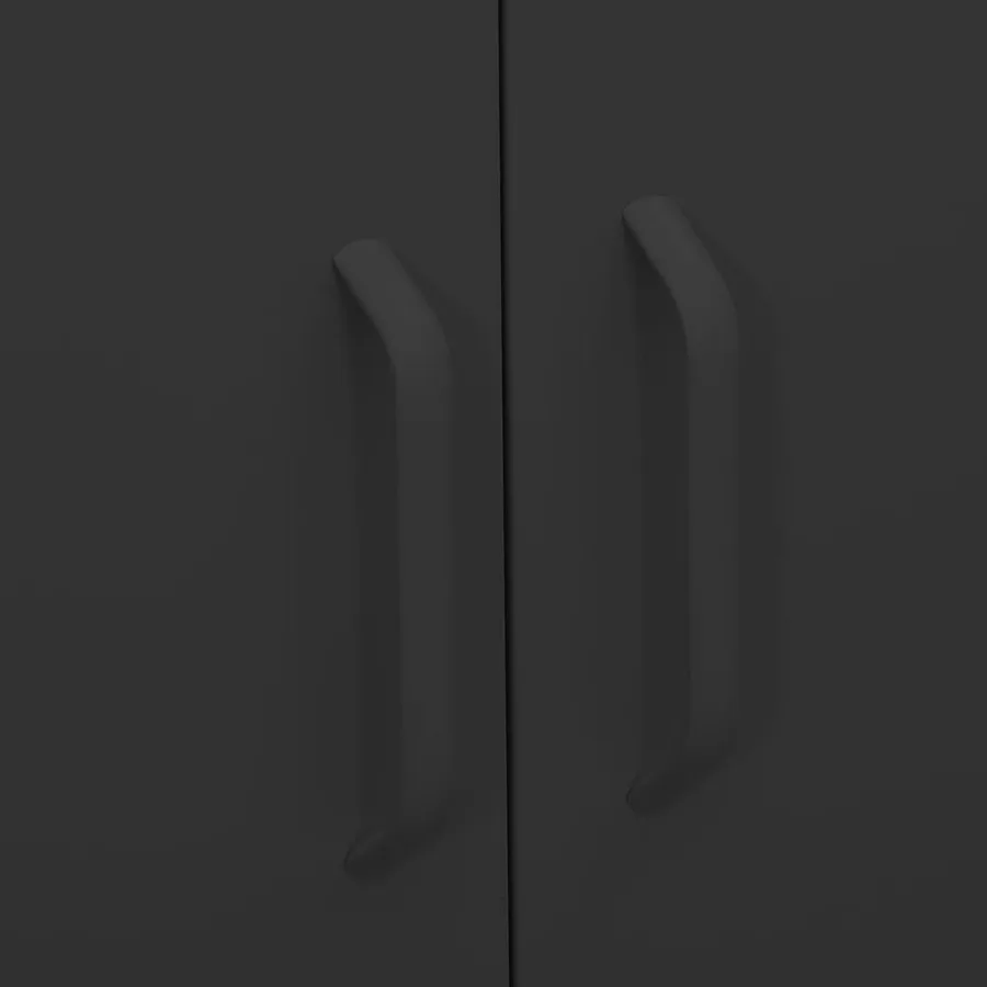 Armoire de rangement Anthracite 80x35x101,5 cm Acier - 8