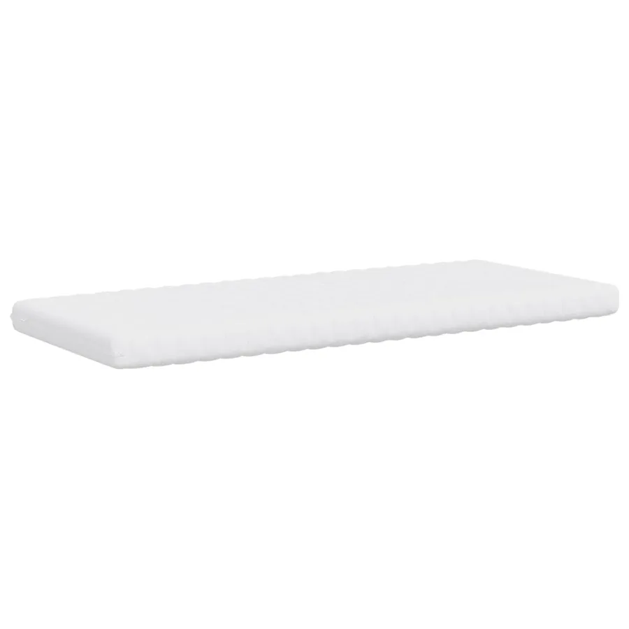 Matelas en mousse 2 pcs blanc 90x200 cm 7 zones dureté 20 ILD - 4