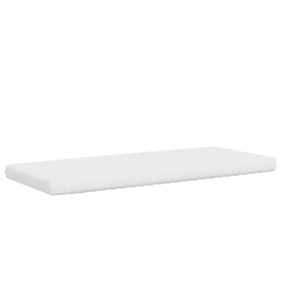 Matelas en mousse 2 pcs blanc 90x190 cm 7 zones dureté 20 ILD - 4