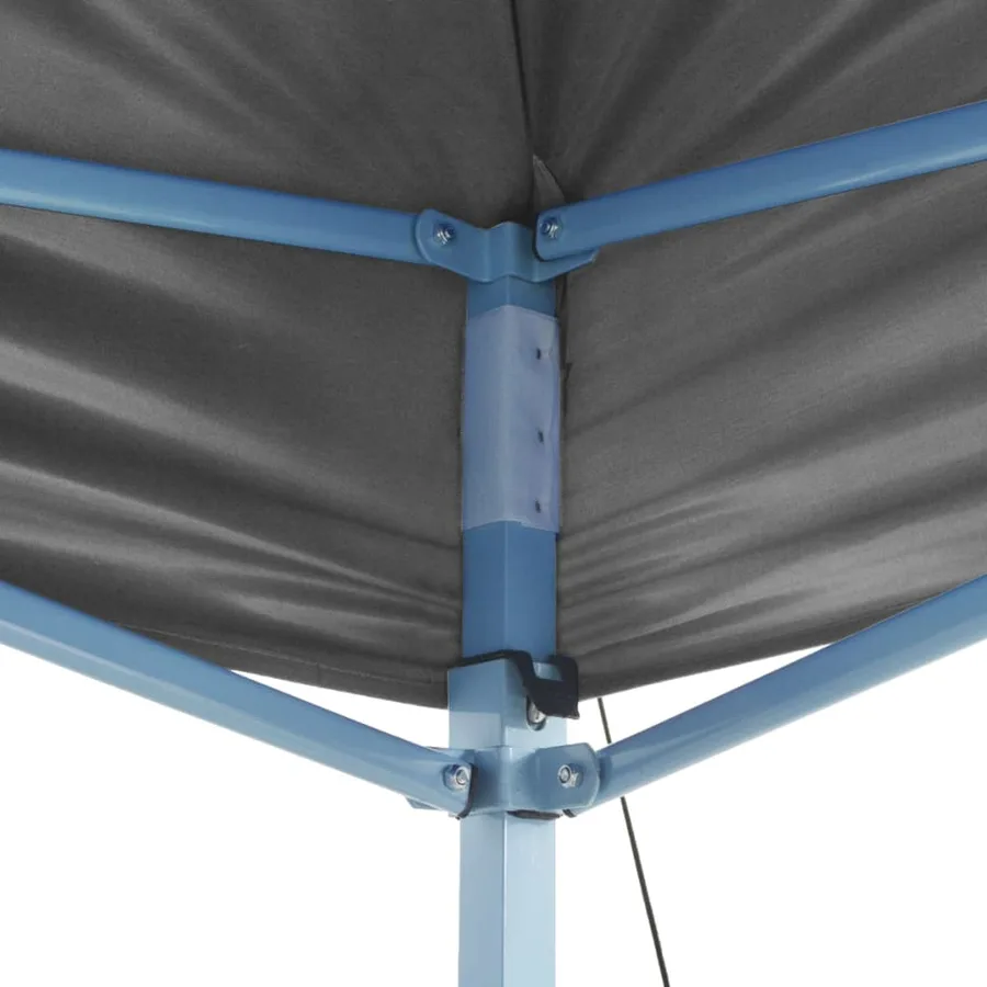 Tente de réception pliable avec 2 parois 2x2 m Acier Anthracite - 3