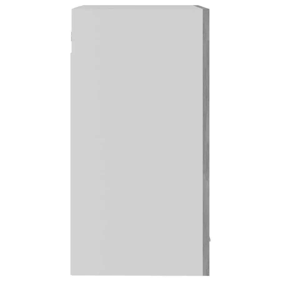Vitrine suspendue "Lyon" Gris béton 40 x 31 x 60 cm Bois d'ingénierie - 8
