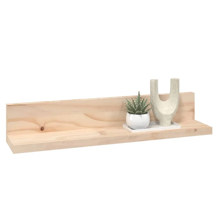 Étagères murales 2 pcs 50x11x9 cm Bois de pin massif - 6
