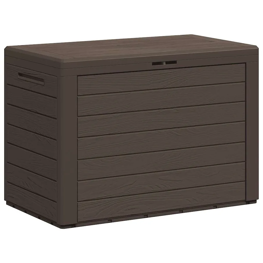 Boîte de rangement de jardin Marron 78x44x55 cm - 2