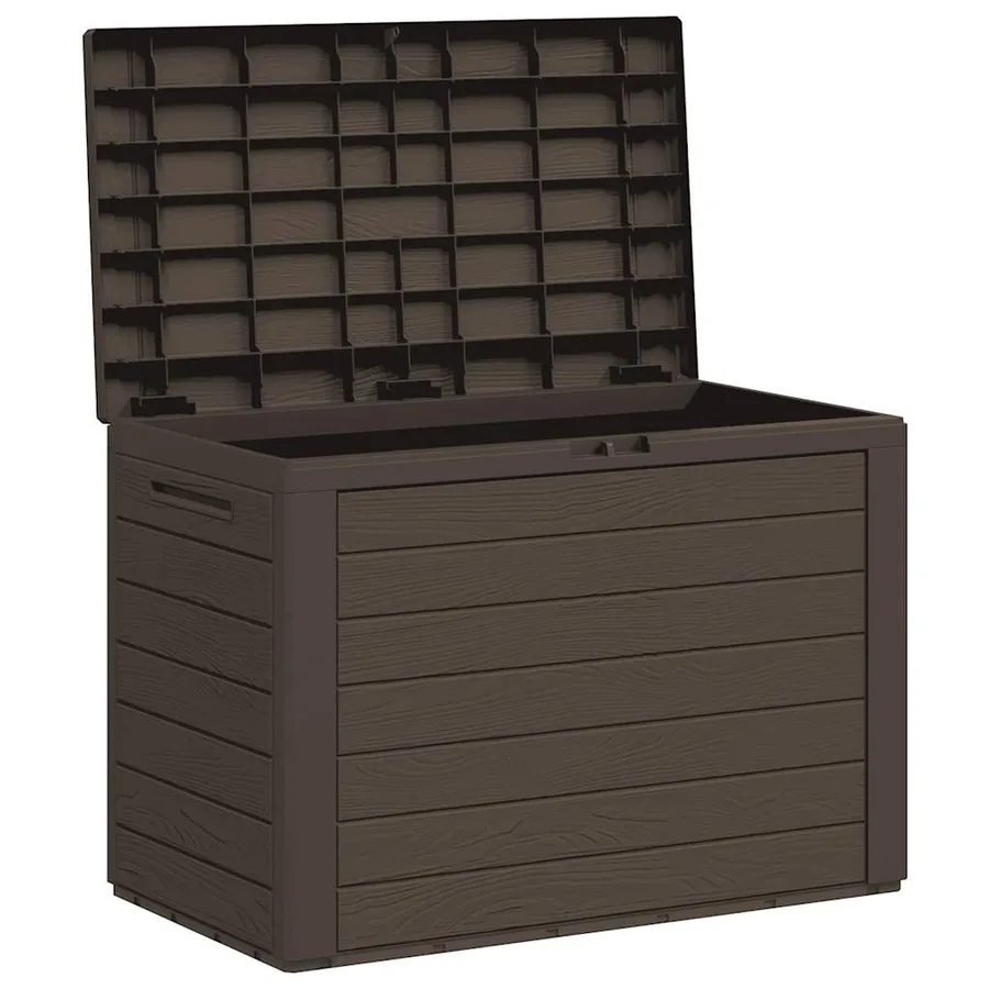 Boîte de rangement de jardin Marron 78x44x55 cm - 4