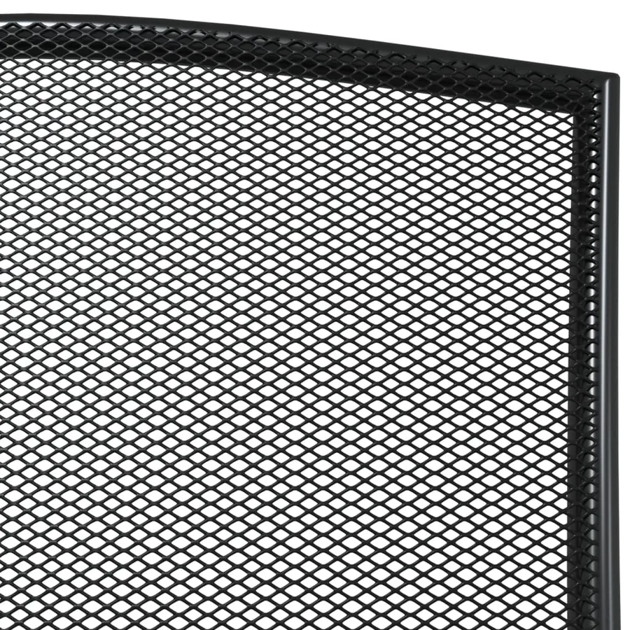 Ensemble à manger de jardin 3 pcs anthracite acier - 6