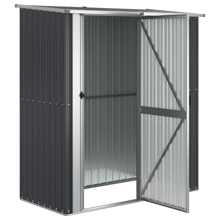 Abri de jardin Anthracite 180,5x97x209,5 cm Acier galvanisé - 4