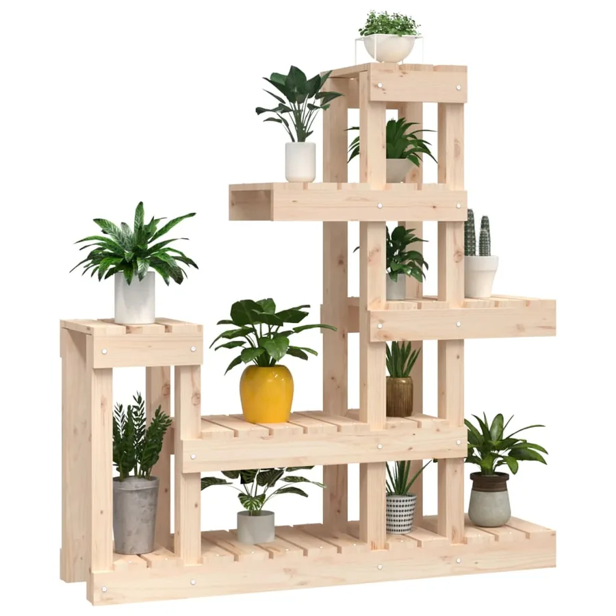 Support à plantes 92x25x97 cm Bois massif de pin - 4