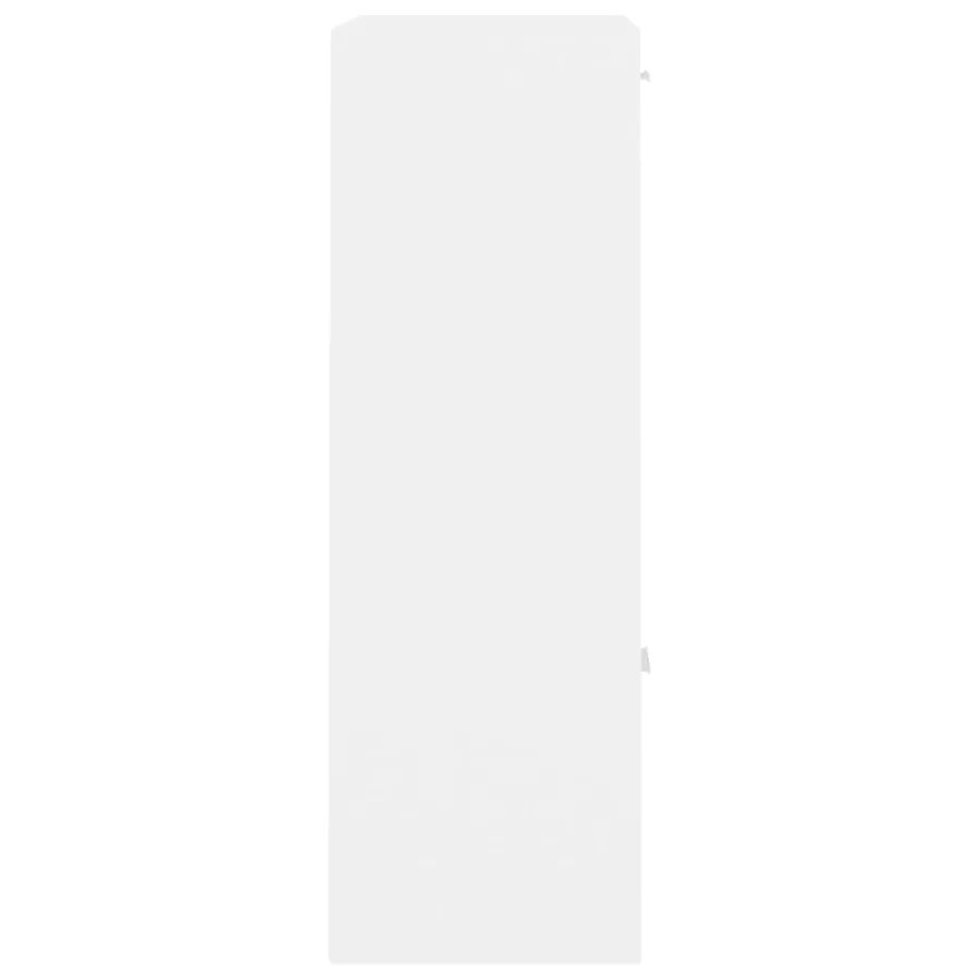 Armoire de rangement Blanc 60x29,5x90 cm Bois d'ingénierie - 8