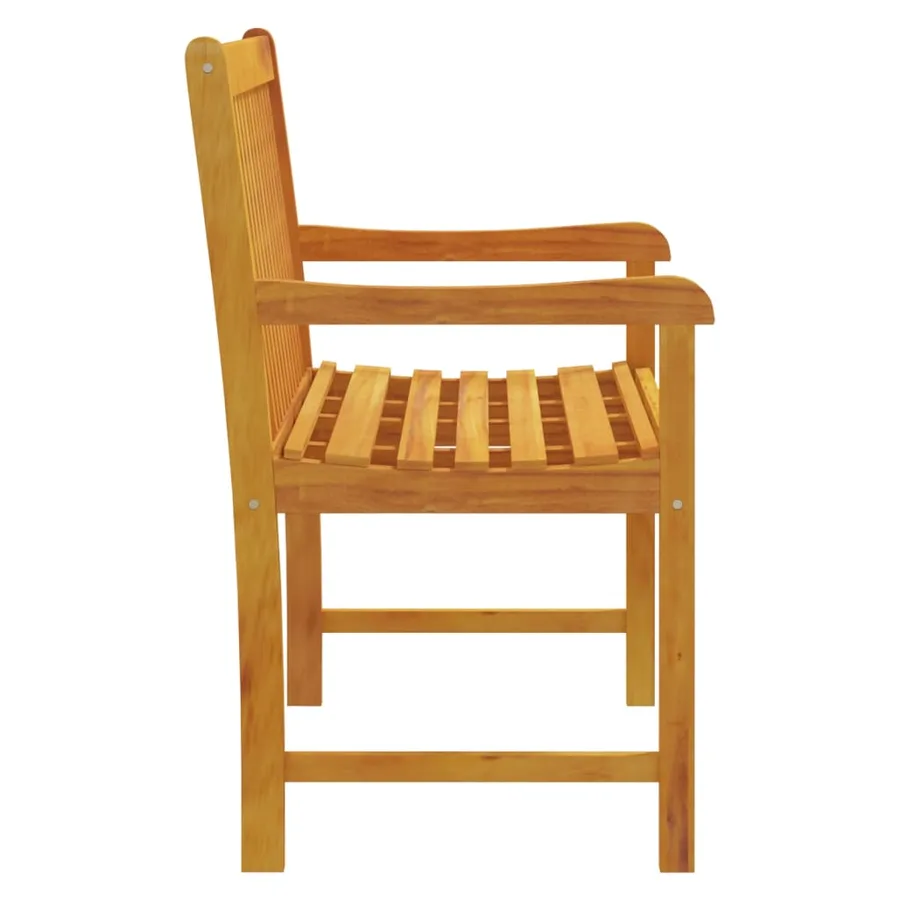 Banc de jardin 110 cm Bois d'acacia solide - 4