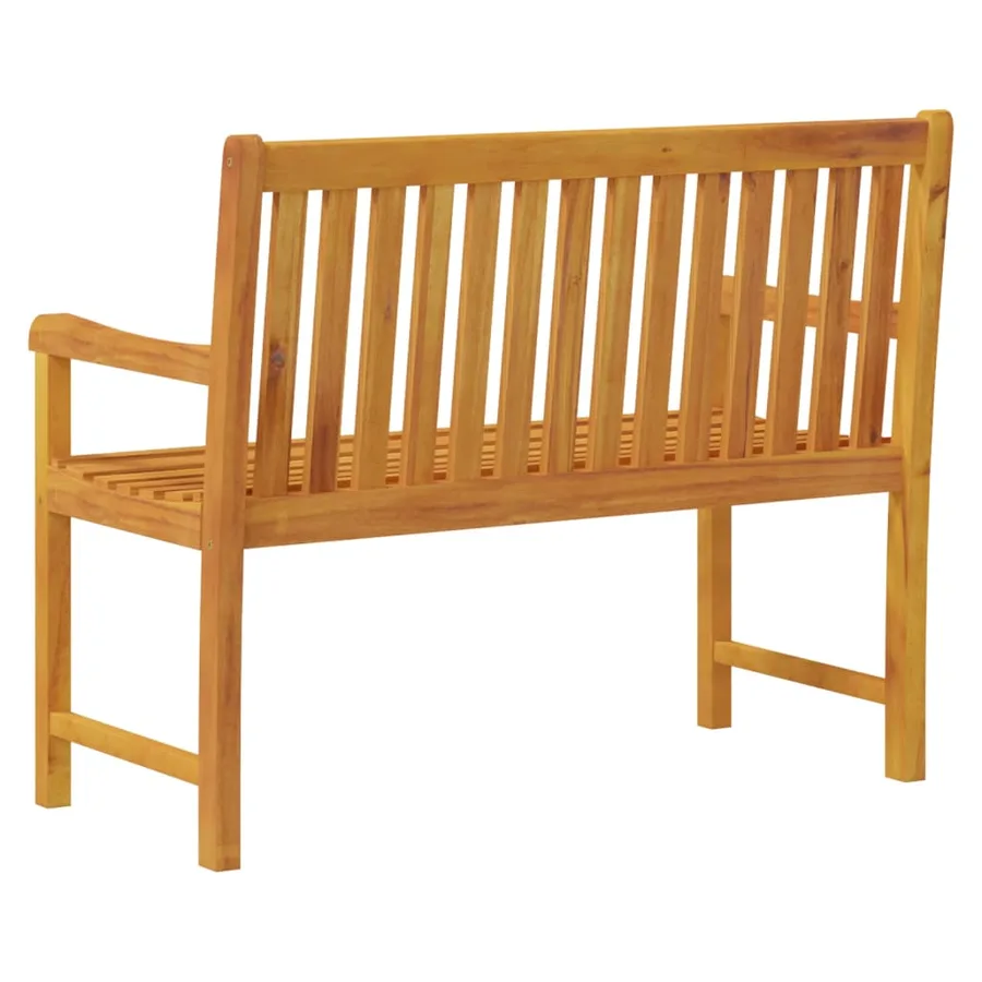 Banc de jardin 110 cm Bois d'acacia solide - 5