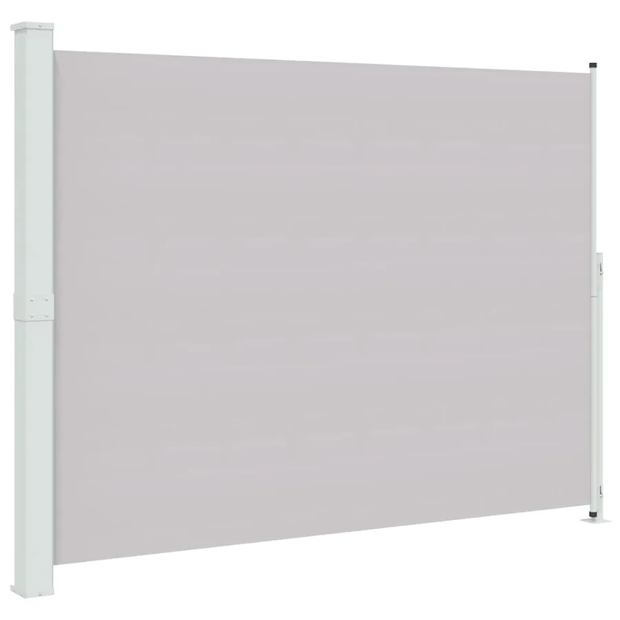 Auvent latéral rétractable de patio 220x300 cm Gris - 2