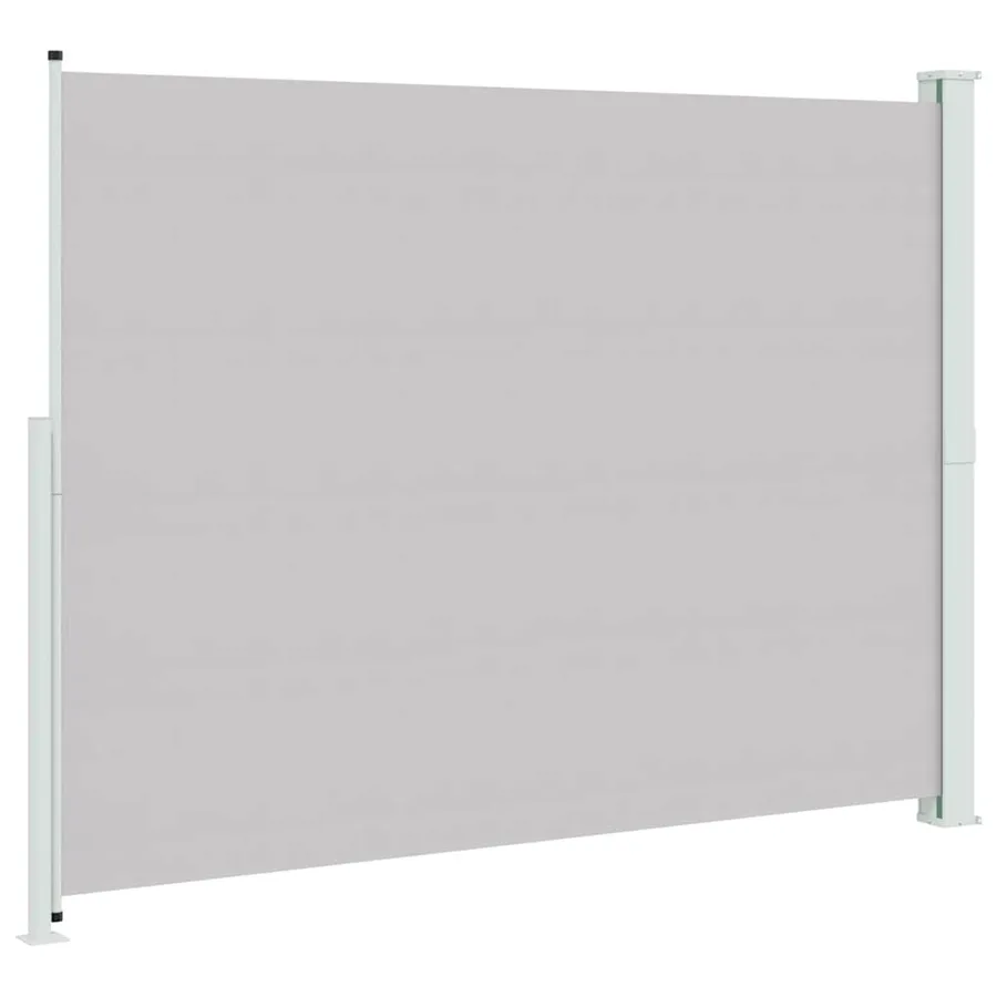 Auvent latéral rétractable de patio 220x300 cm Gris - 6