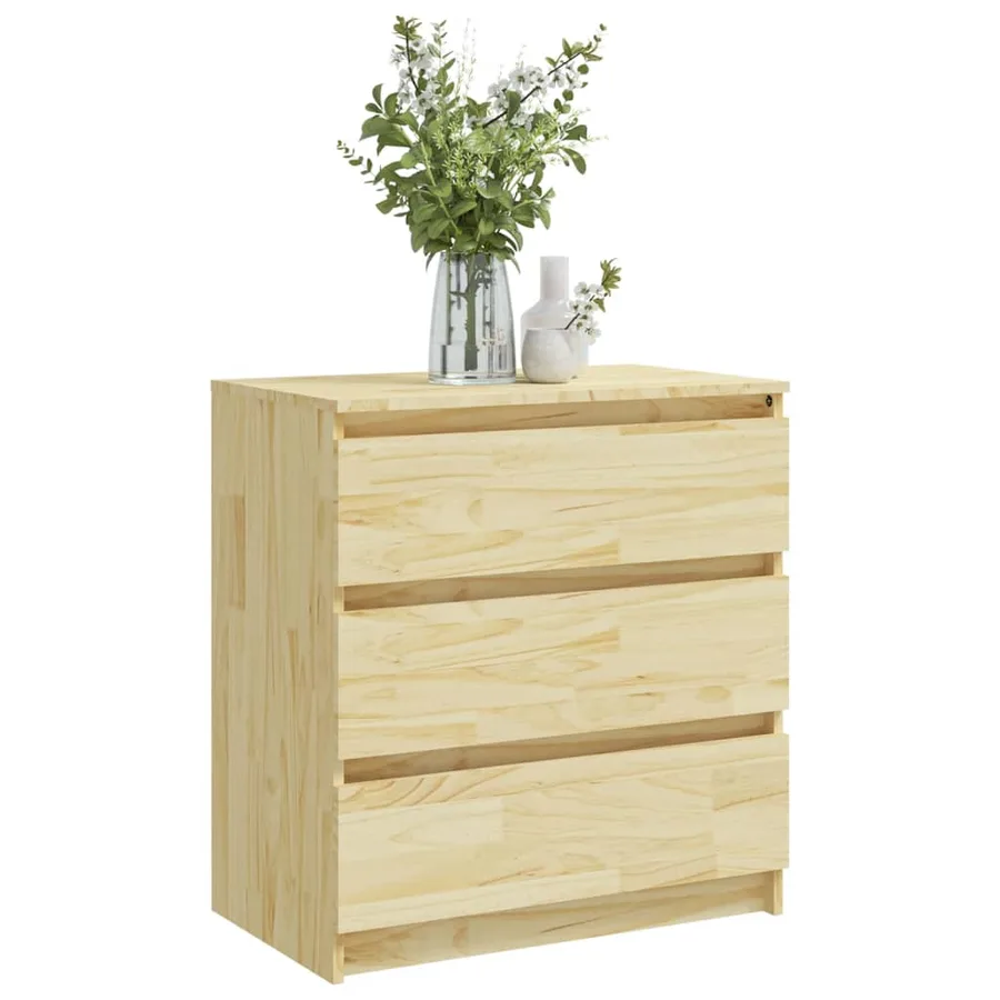 Table de chevet 60x36x64 cm Bois de pin massif - 3