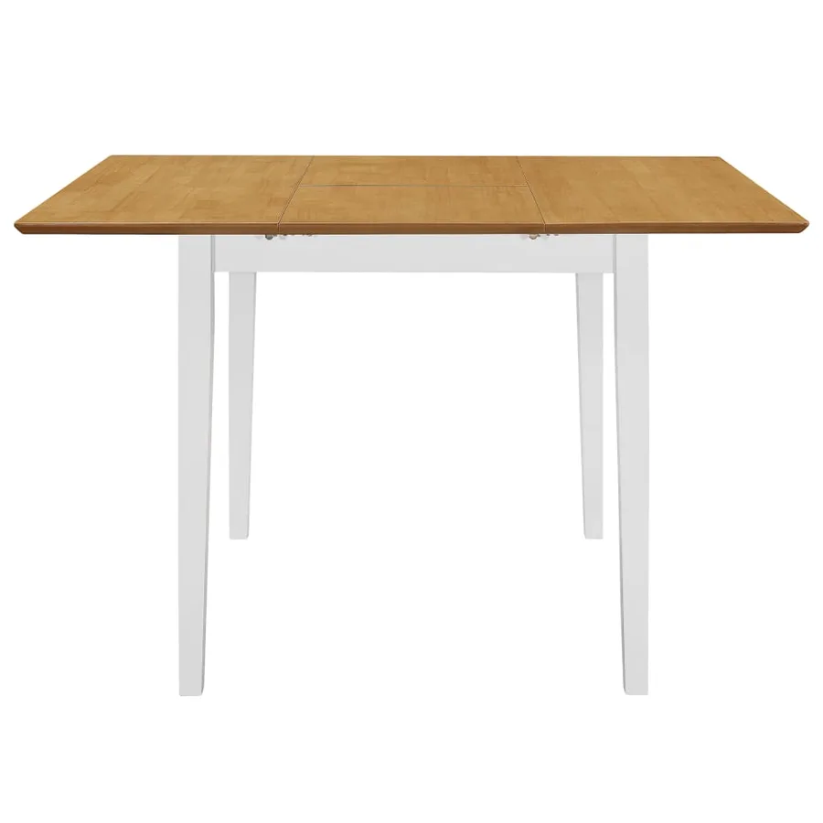 Mobilier de salle à manger 3 pcs MDF Blanc - 4
