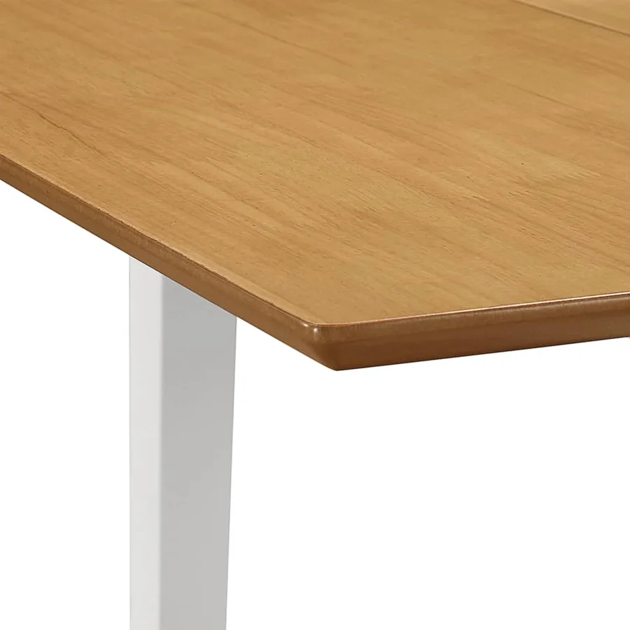 Mobilier de salle à manger 3 pcs MDF Blanc - 6