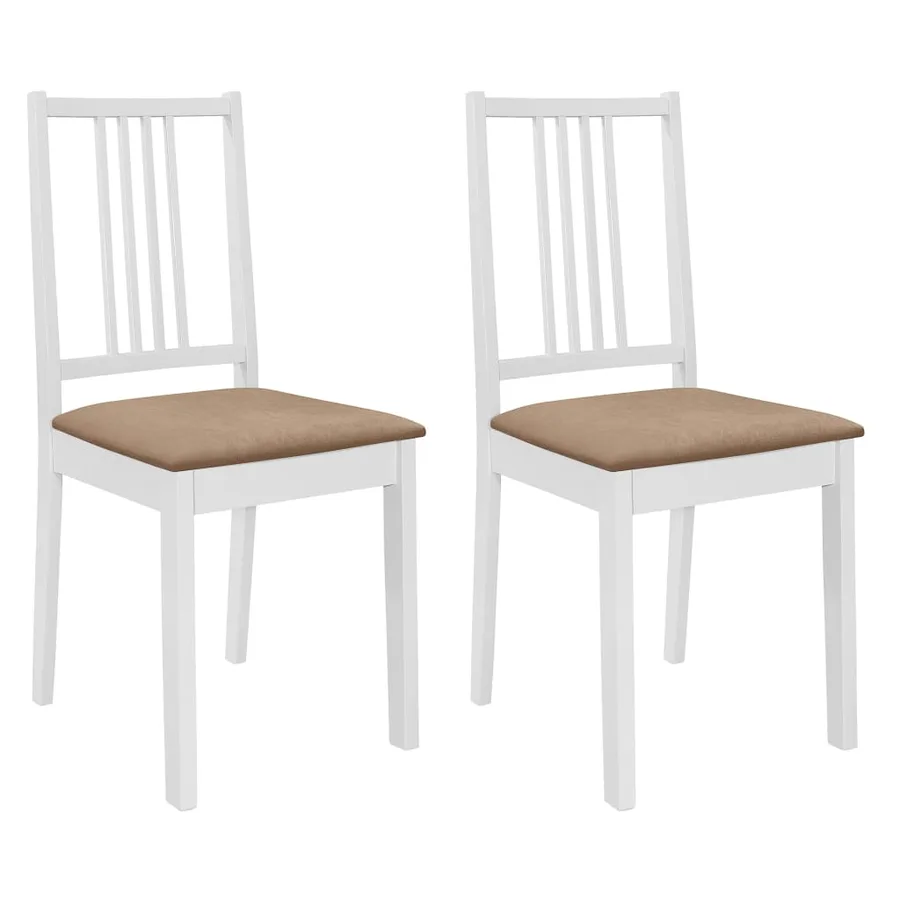 Mobilier de salle à manger 3 pcs MDF Blanc - 7