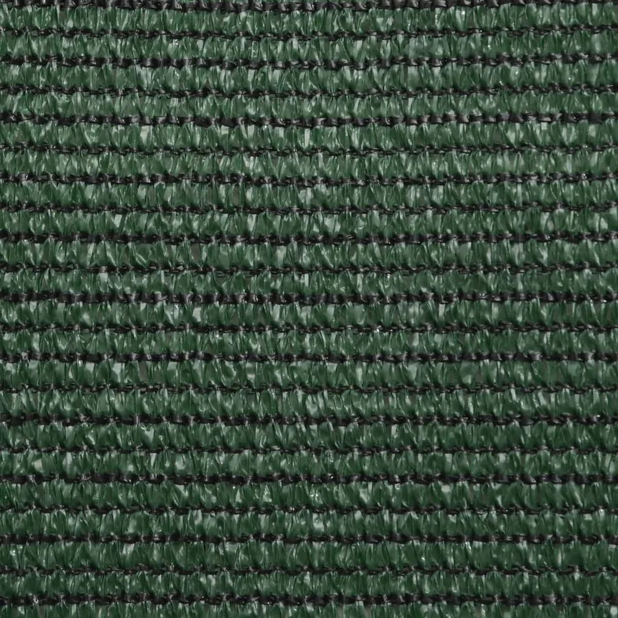 Voile d'ombrage 160 g/m² Vert foncé 5x6x6 m PEHD - 9