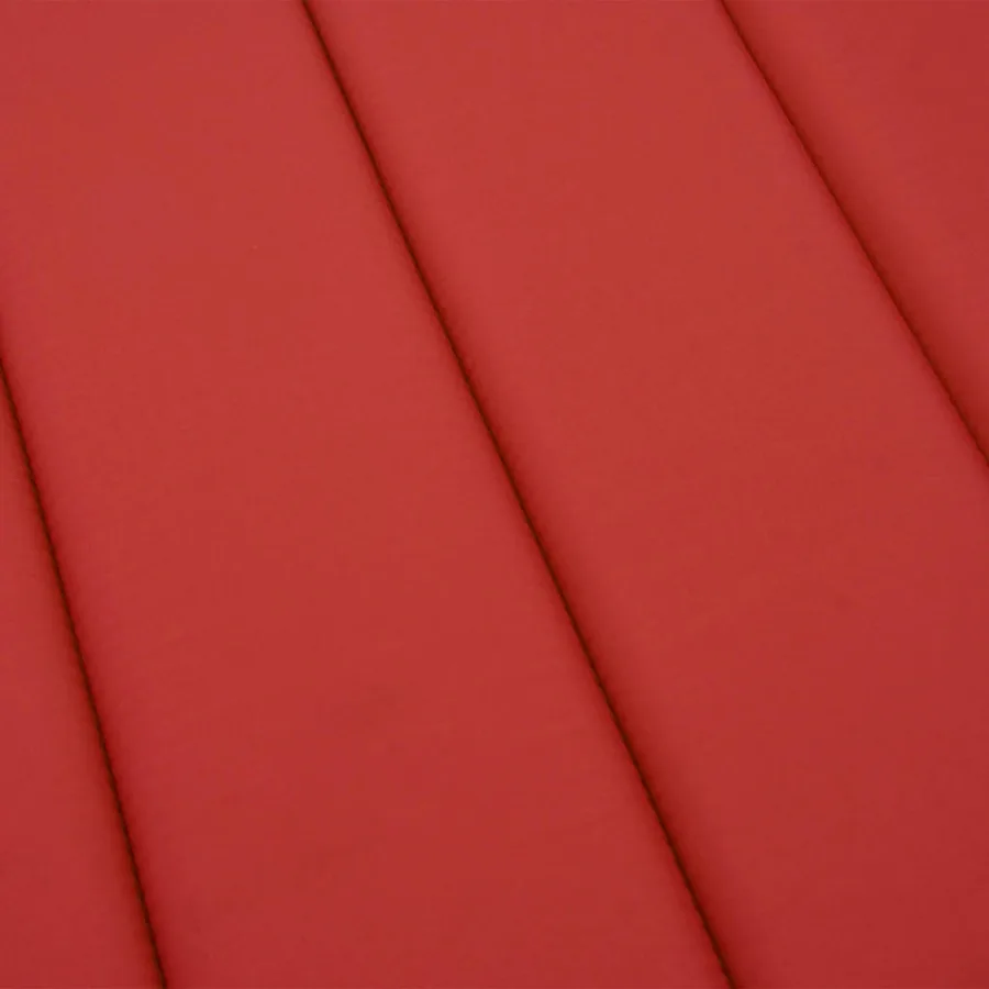 Coussin de chaise longue rouge 186x58x4 cm tissu oxford - 6