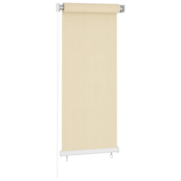Store roulant d'extérieur couleur crème 65 (l) x 140 (H) cm HDPE