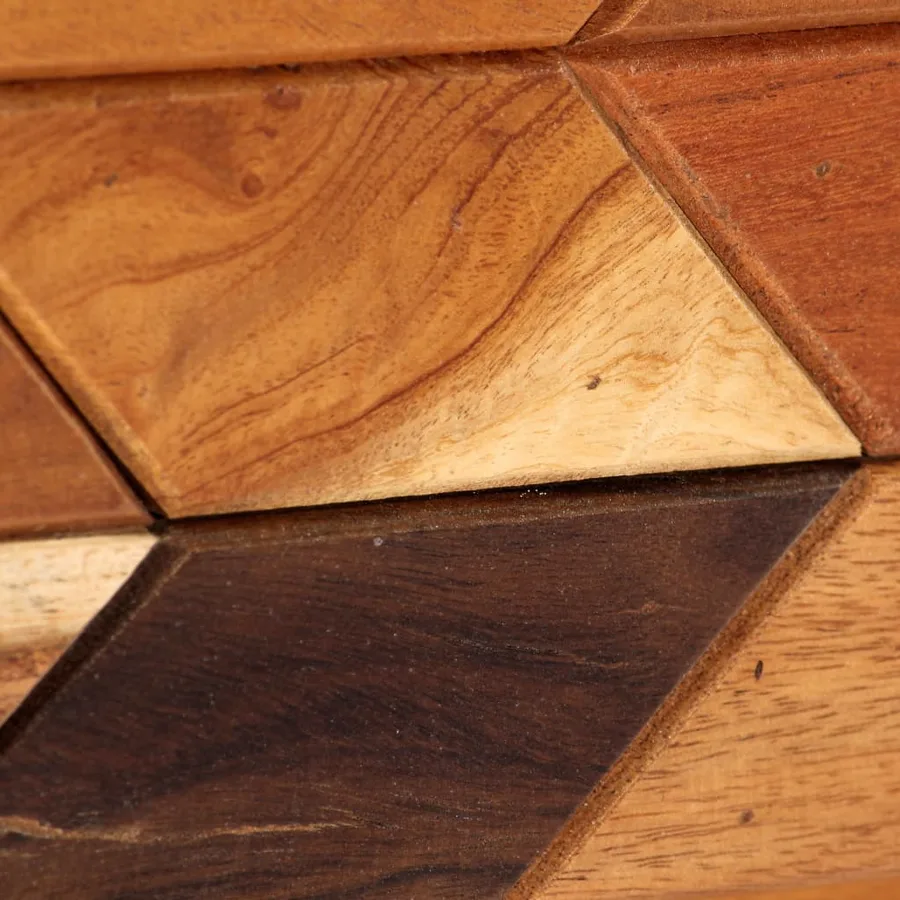 Table de chevet 40 x 30 x 50 cm Bois de récupération massif - 7