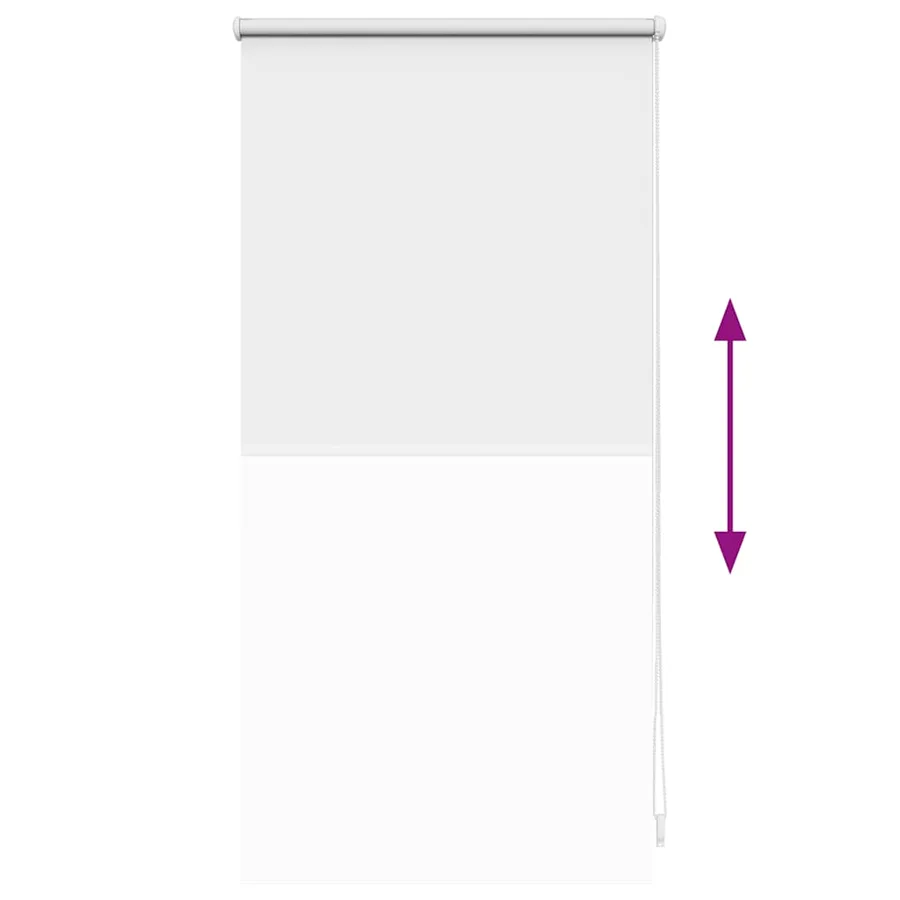 Store enrouleur occultant 44,4 x 100 cm, largeur du tissu 40 cm, blanc - 9