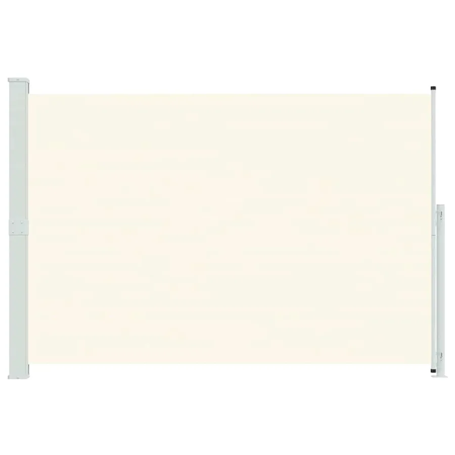 Auvent latéral rétractable de patio 200x300 cm Crème - 4