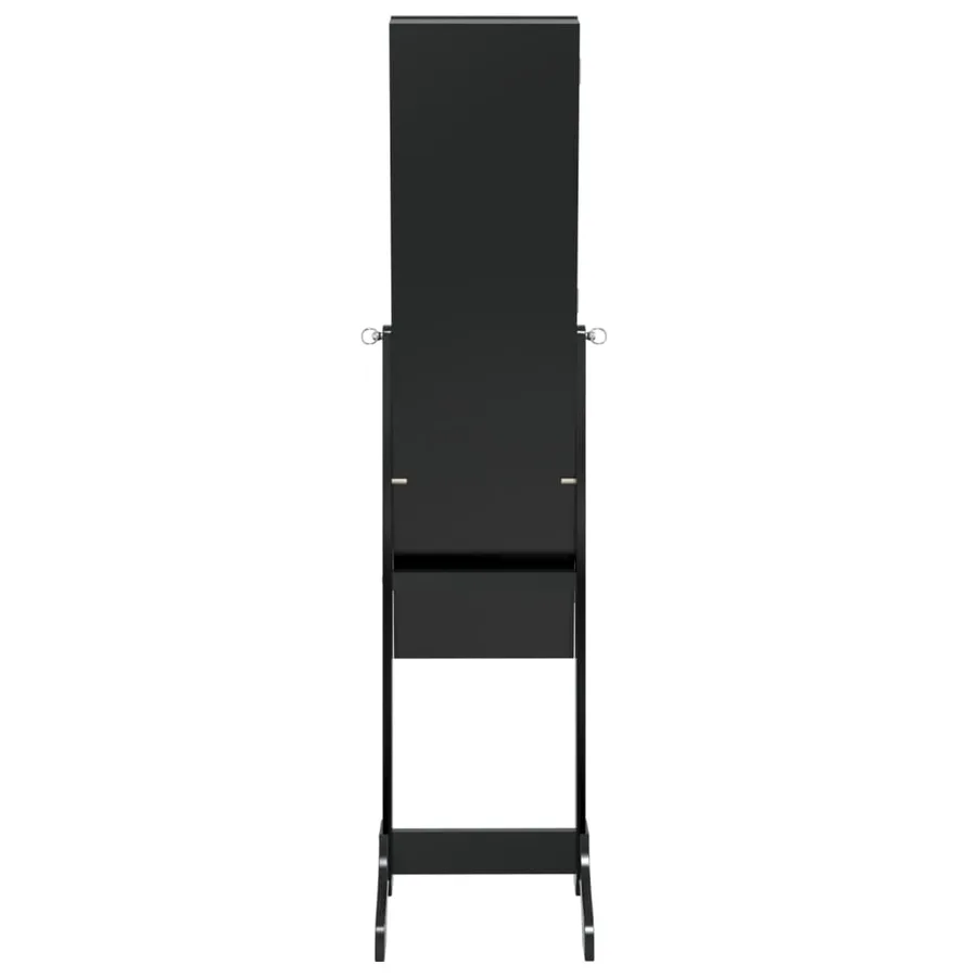 Miroir sur pied noir 34x37x146 cm - 7