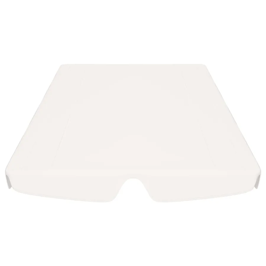 Toit de rechange de balançoire blanc 188/168x145/110 cm - 4