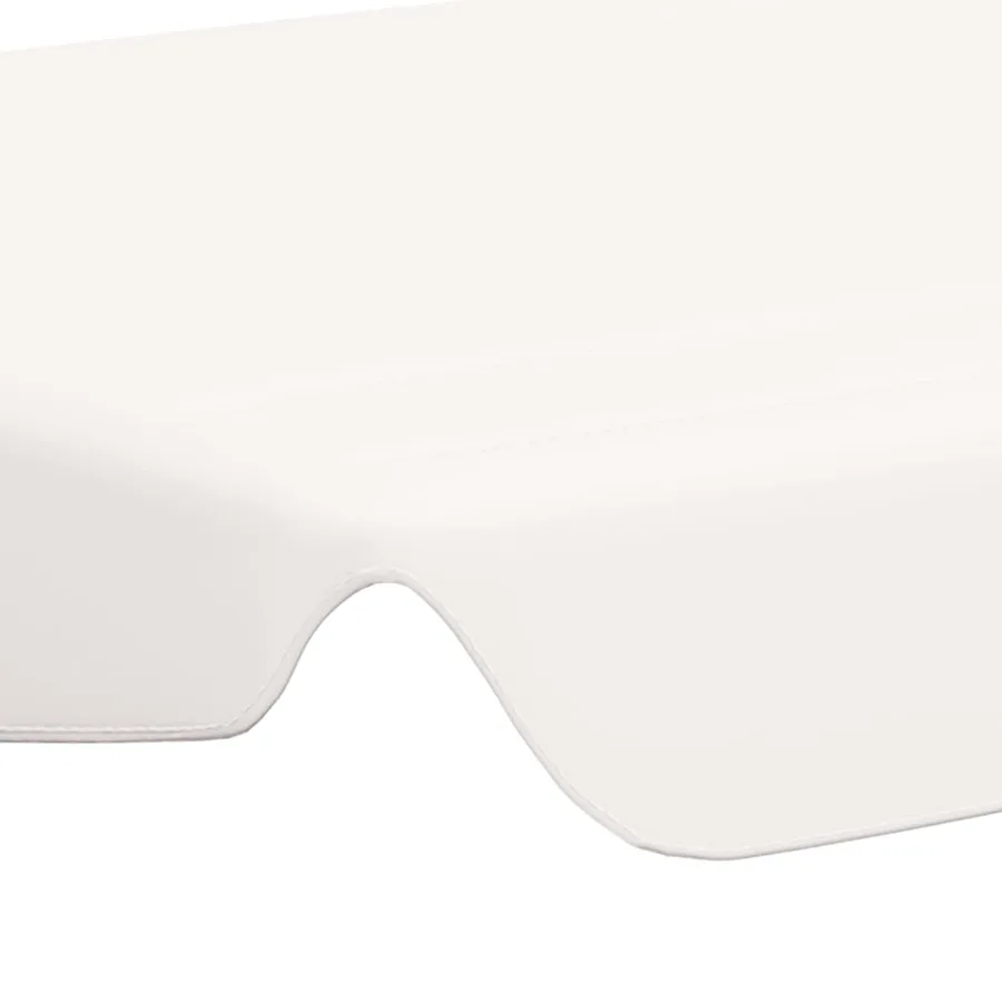 Toit de rechange de balançoire blanc 188/168x145/110 cm - 5