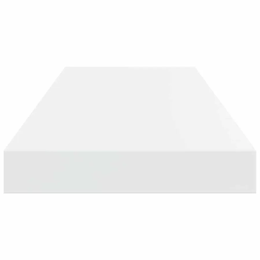 Étagère murale flottante 2 pcs Blanc brillant 60x23,5x3,8cm MDF - 8