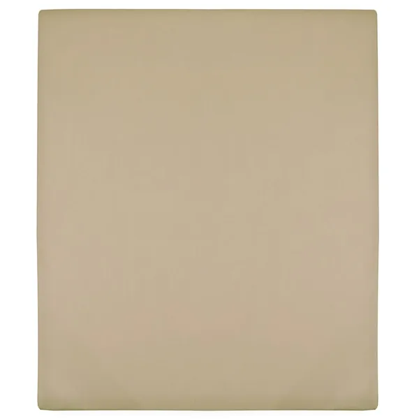 Draps-housses Jersey 2 pcs Taupe 180x200 cm Coton