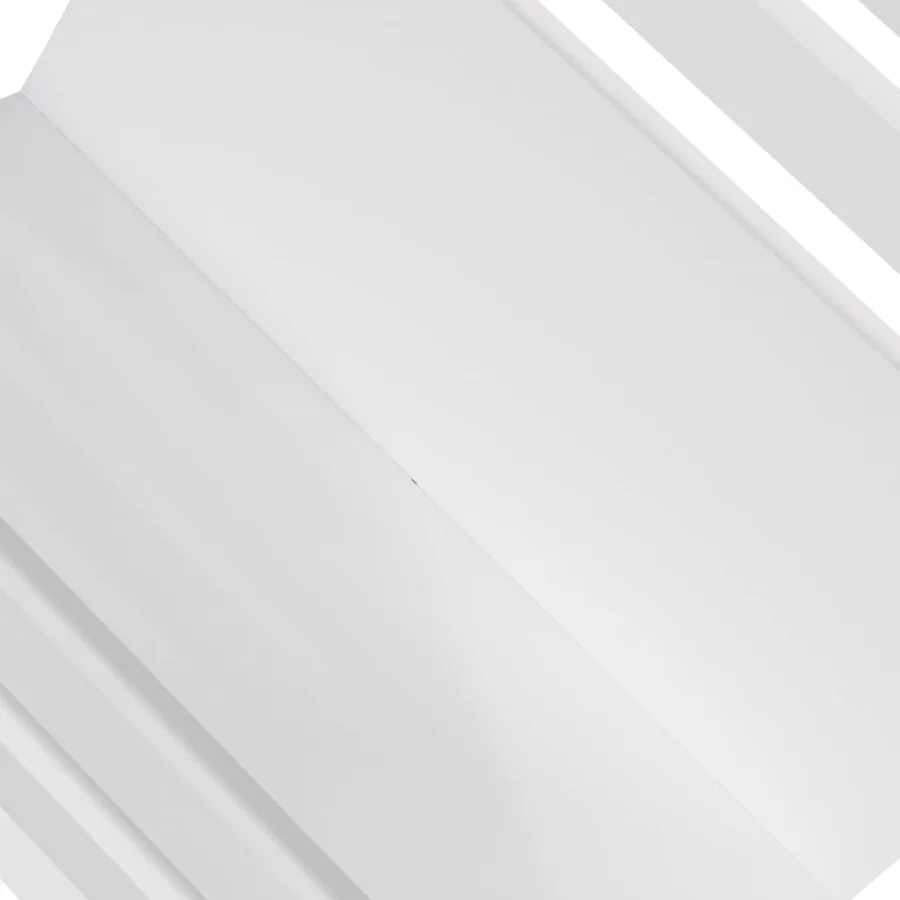 Porte-revue en bois sur pied Blanc - 9