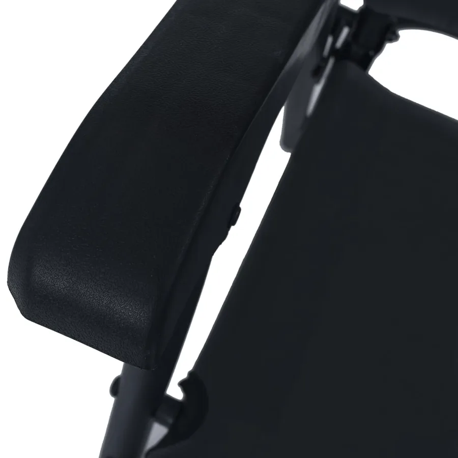 Chaises de jardin pliables lot de 2 Textilène Noir - 8