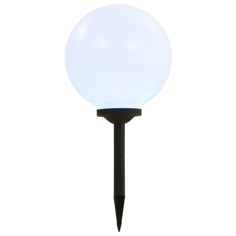 Lampe LED sphérique solaire d'extérieur 2 pcs 30 cm RVB - 4
