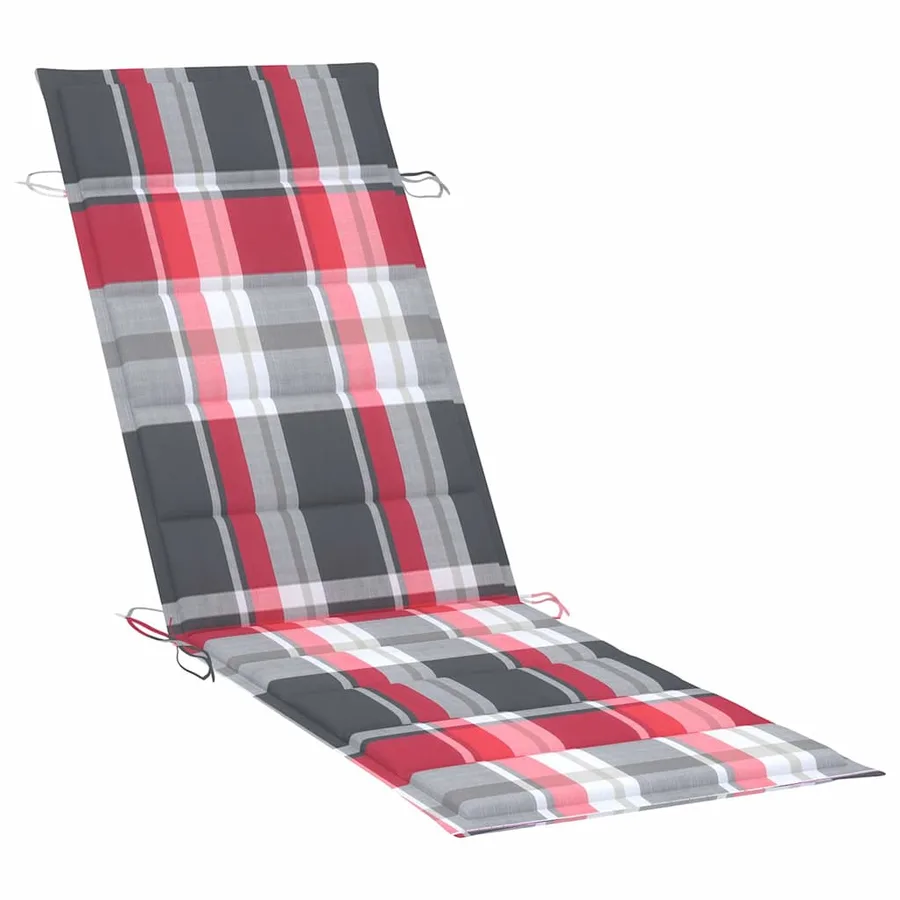 Chaise longue de jardin avec table et coussin Bois d'acacia - 5