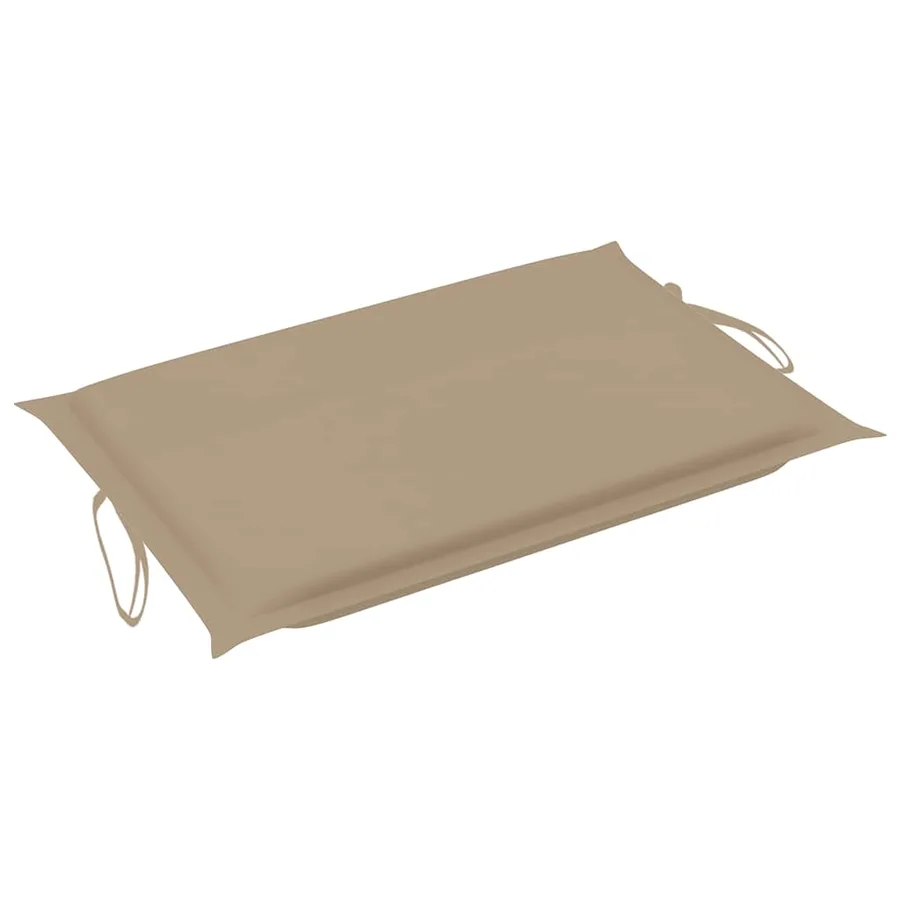 Chaises longues lot de 2 avec table et coussins Acacia solide - 13